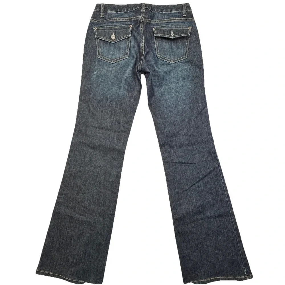 Banana Republic Bootcut Jeans‎ Women's Size 2 Dark Wash Stretch Denim 28x32